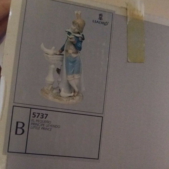 FINAL COST RARE Mint in box Lladro 5737 Little Prince 1991 retired 1993 - Picture 11 of 12